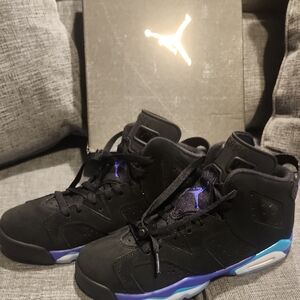 Jordan Kids Sneakers Black with Purple Highlights